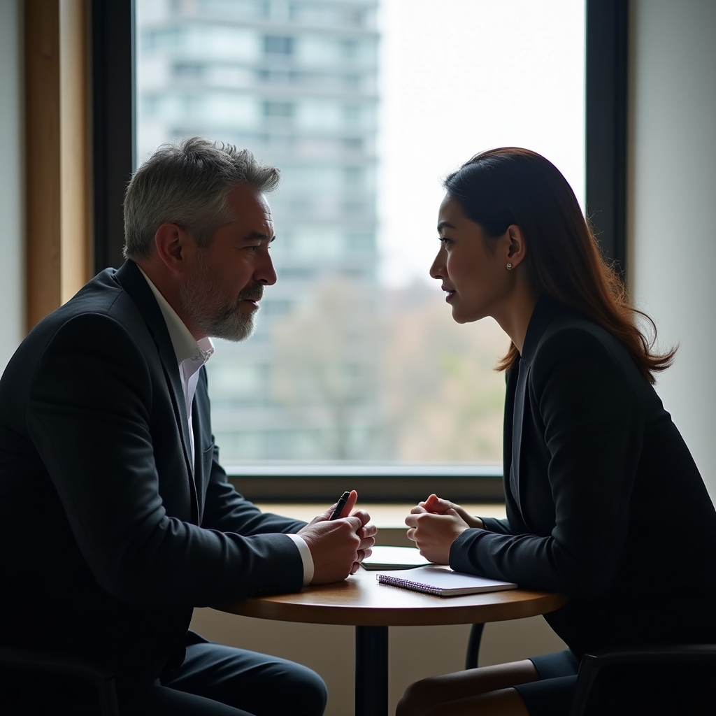 One-on-one coaching session with a participant at Caplenorio Amsterdam