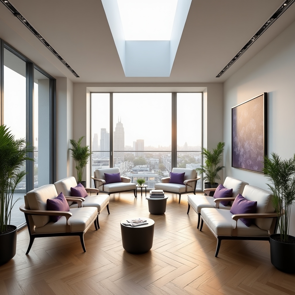 The welcoming session room at Caplenorio Amsterdam prepared for a workshop